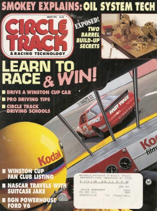 CIRCLE TRACK 1993 MAR - LEARN TO RACE, SMOKEY- OIL SYSTEMS, 2 BARREL BUILDUP*